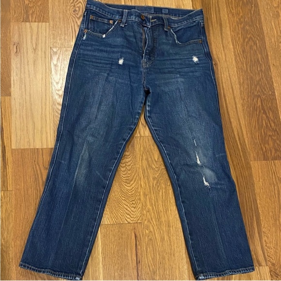 Lucky Jeans// straight cut crop jeans- size 30 - Picture 6 of 8